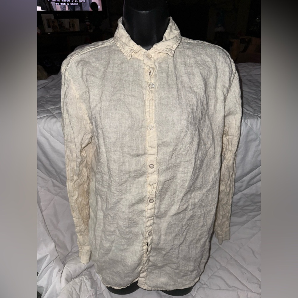 Focus Linen Button Up Shirt